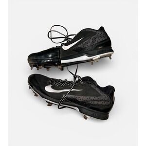 Nike Huarache Metal Men's Baseball  Cleats In Black And White. Size 12.5